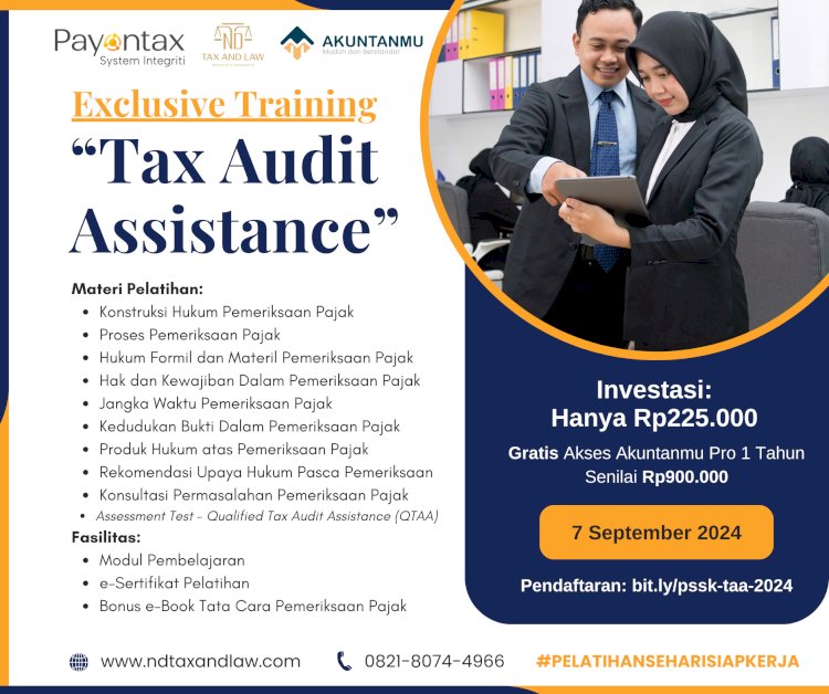 Exclusive Training - Tax Audit Assistance